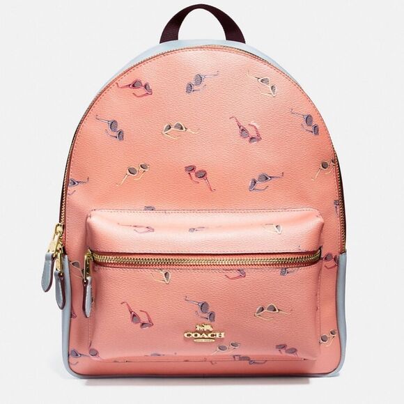 NWT Coach Backpack Sunglasses Medium Charlie Bag Summer Print main image 7